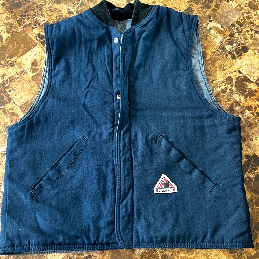 Bulwark FR Vest Nomex Navy LNS2NV